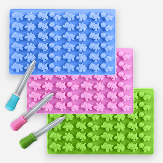 Forma na cukríky s pipetou - Dinosauri