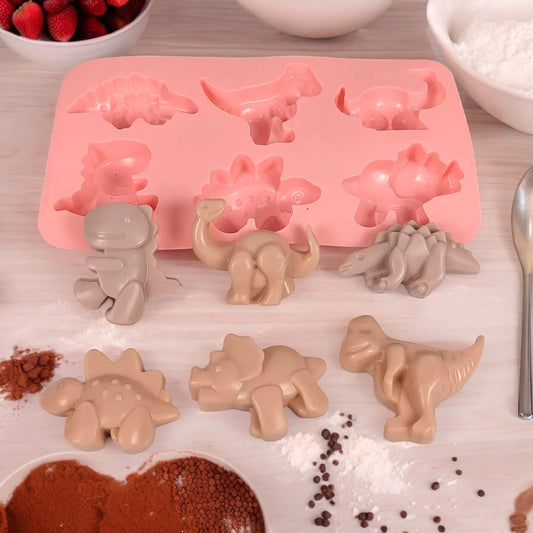 Silikónová forma na pečenie dinosaurov