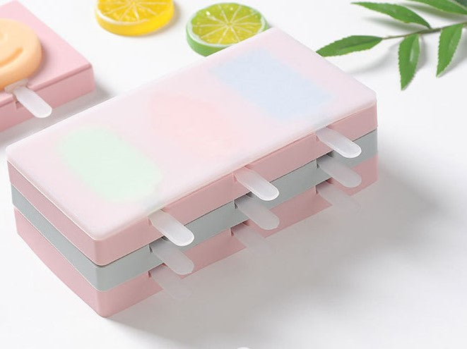 Silicone mold for popsicles