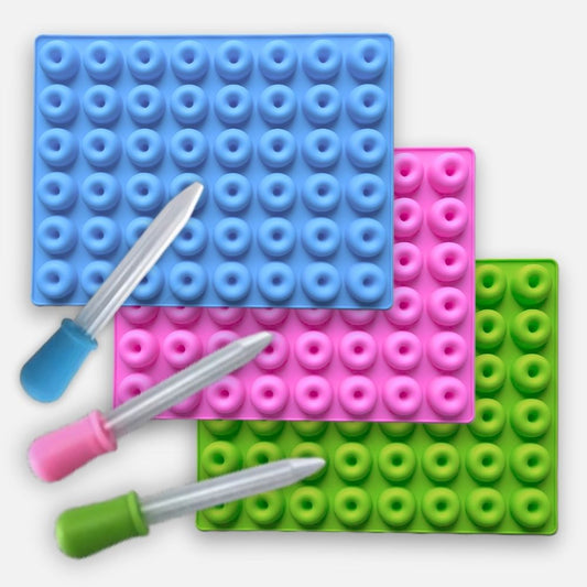 Forma na cukríky s pipetou - Donuty