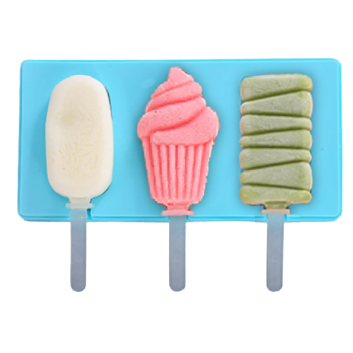 Silicone mold for popsicles