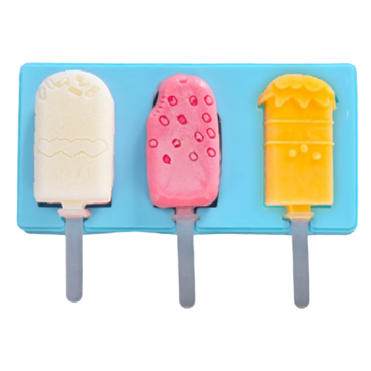 Silicone mold for popsicles