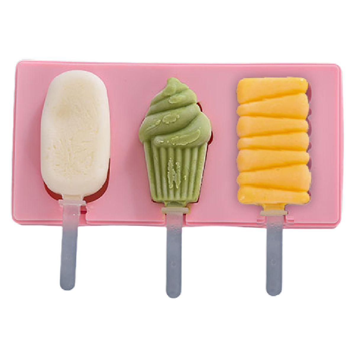 Silicone mold for popsicles