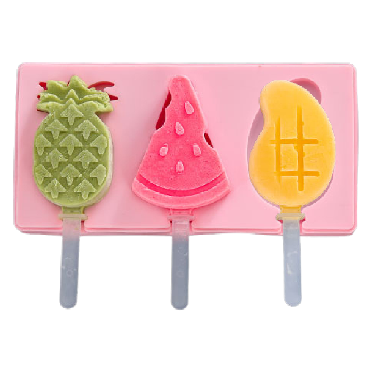 Silicone mold for popsicles