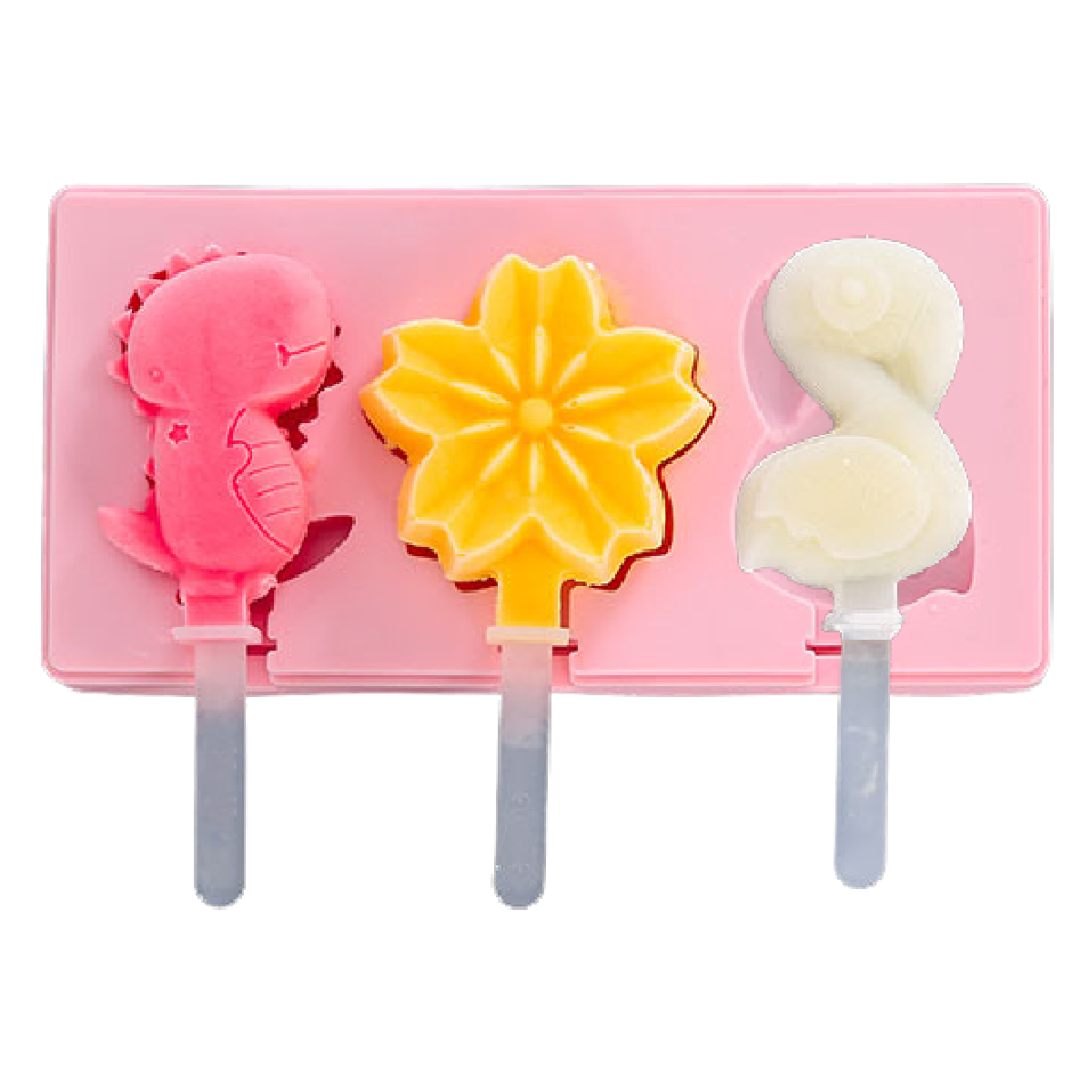 Silicone mold for popsicles
