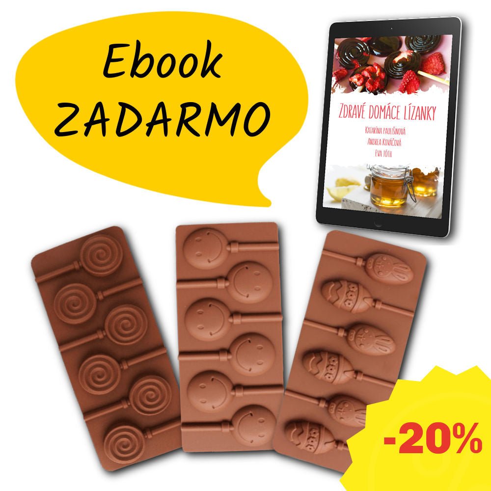 Sada foriem na lízanky s ebookom ZADARMO - Kids Go Healthy