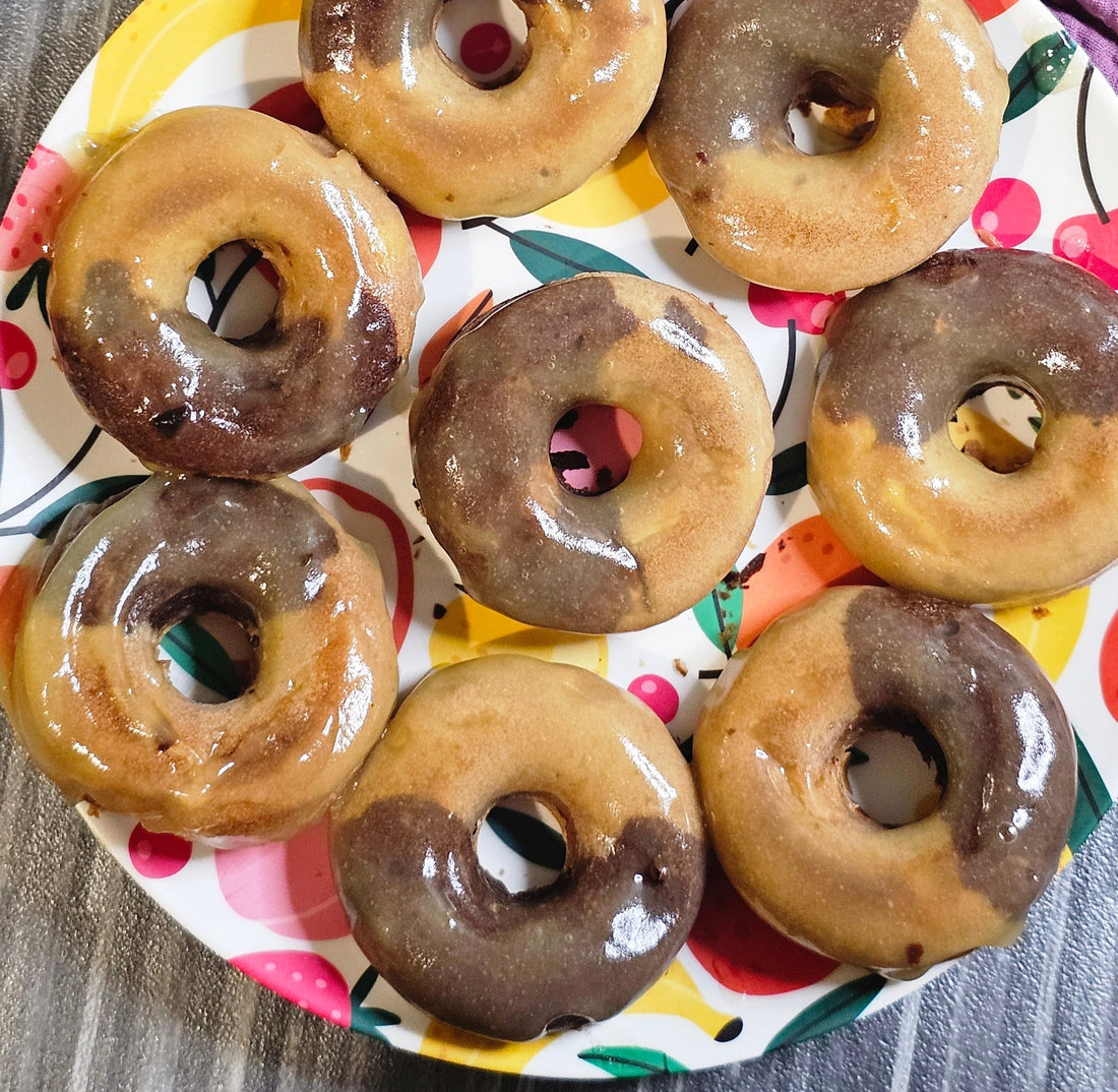 Pomarančovo-čokoládové donuty
