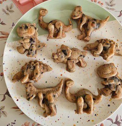 Čokoládovo-banánové dinosauríky