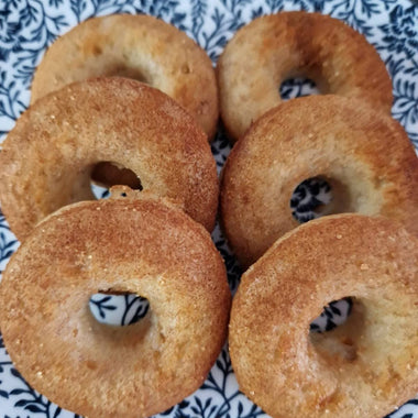 Apfel-Bananen-Donuts für die Kleinsten (zuckerfrei)