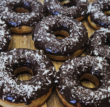 Zdravé kokosové donuty