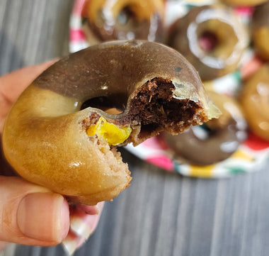 Pomarančovo-čokoládové donuty
