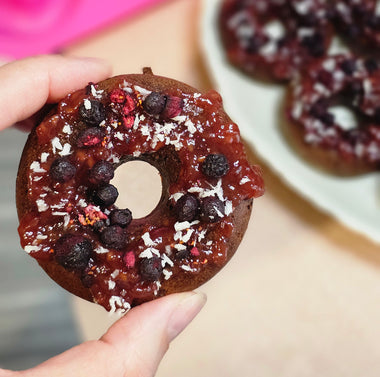 Vláčne čokoládové brownies donuty