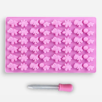 Forma na cukríky s pipetou - Dinosauri