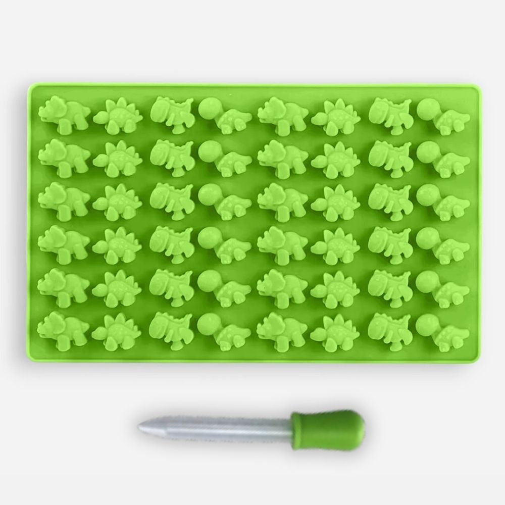 Forma na cukríky s pipetou - Dinosauri