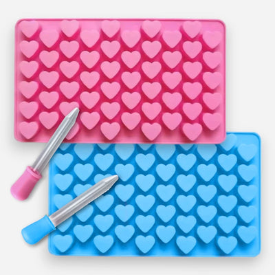 Forma na cukríky s pipetou - Srdiečka