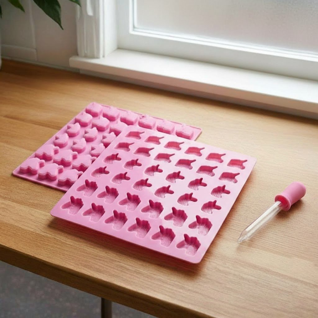 Forma na cukríky s pipetou - Jednorožce