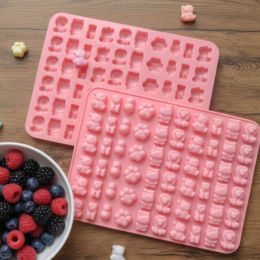 Forma na cukríky s pipetou - Zvieratká