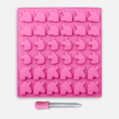 Forma na cukríky s pipetou - Jednorožce