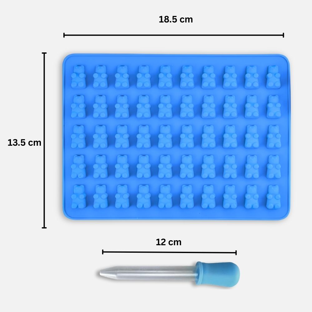 Forma na cukríky s pipetou - Medvedíci
