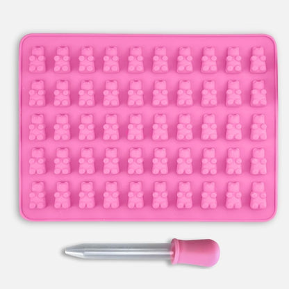 Forma na cukríky s pipetou - Medvedíci