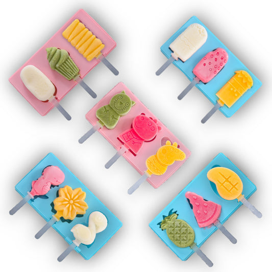 Silicone mold for popsicles